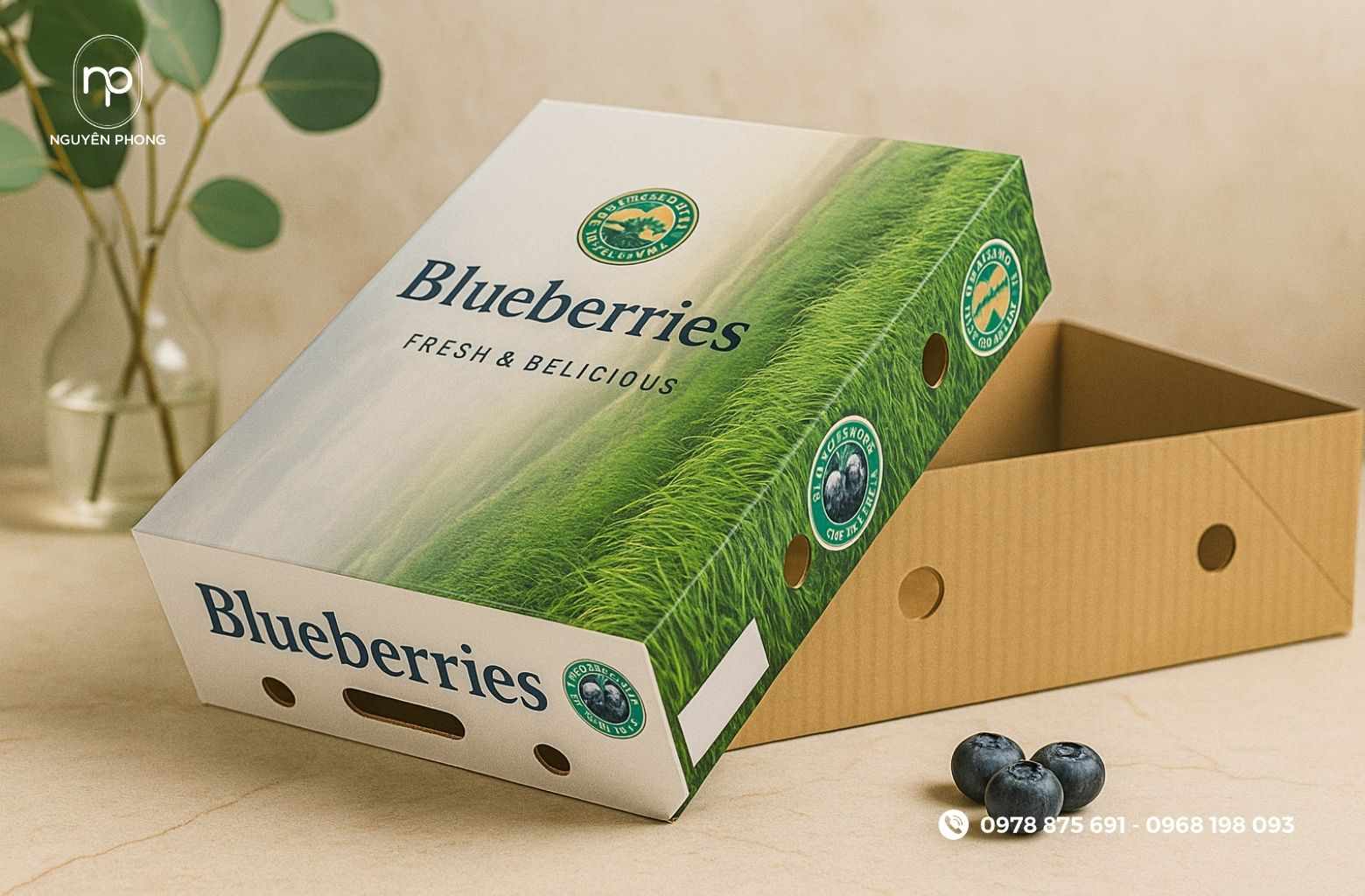 Thùng carton nắp rời